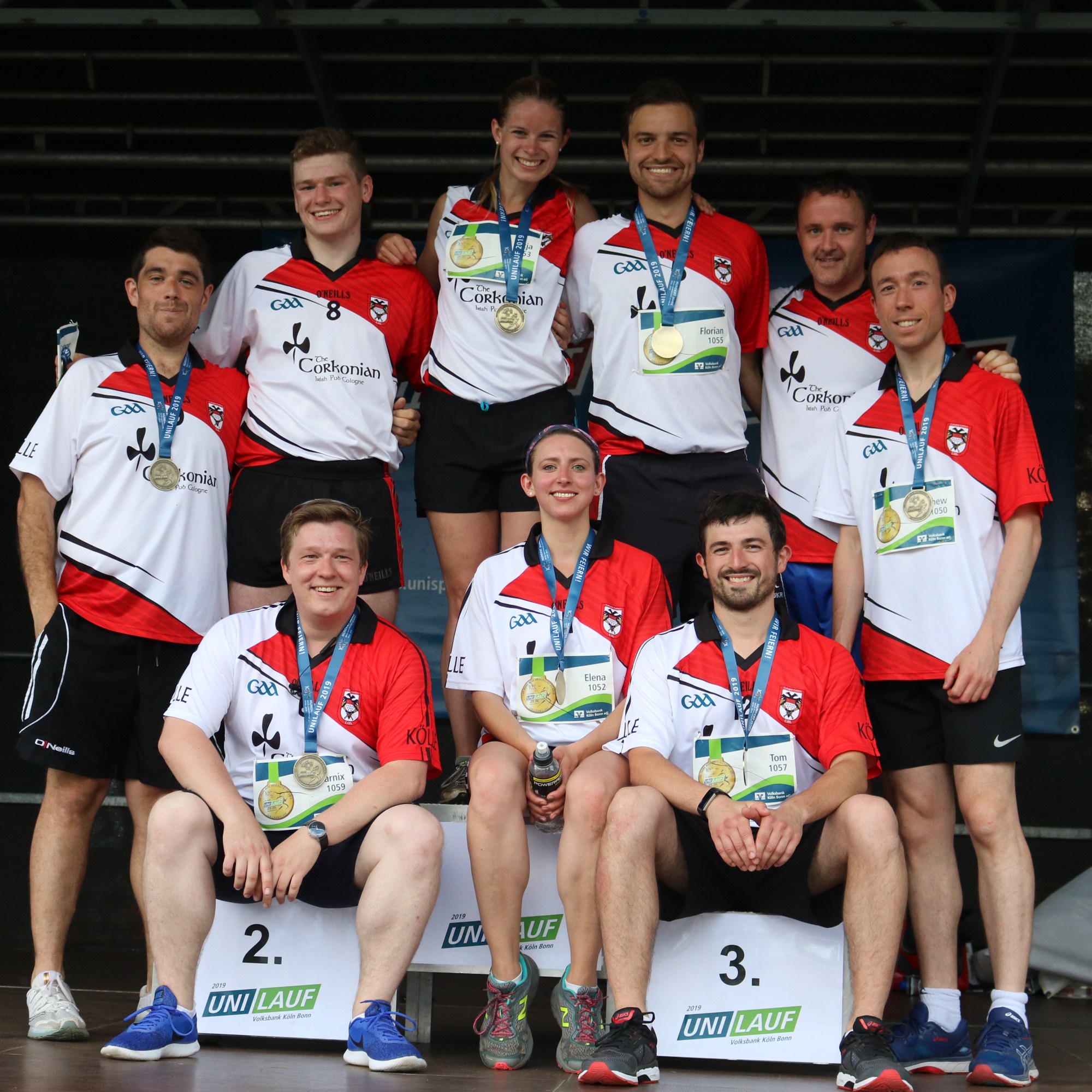 Die Cologne Celtics nach dem Unilauf 2019 in Köln